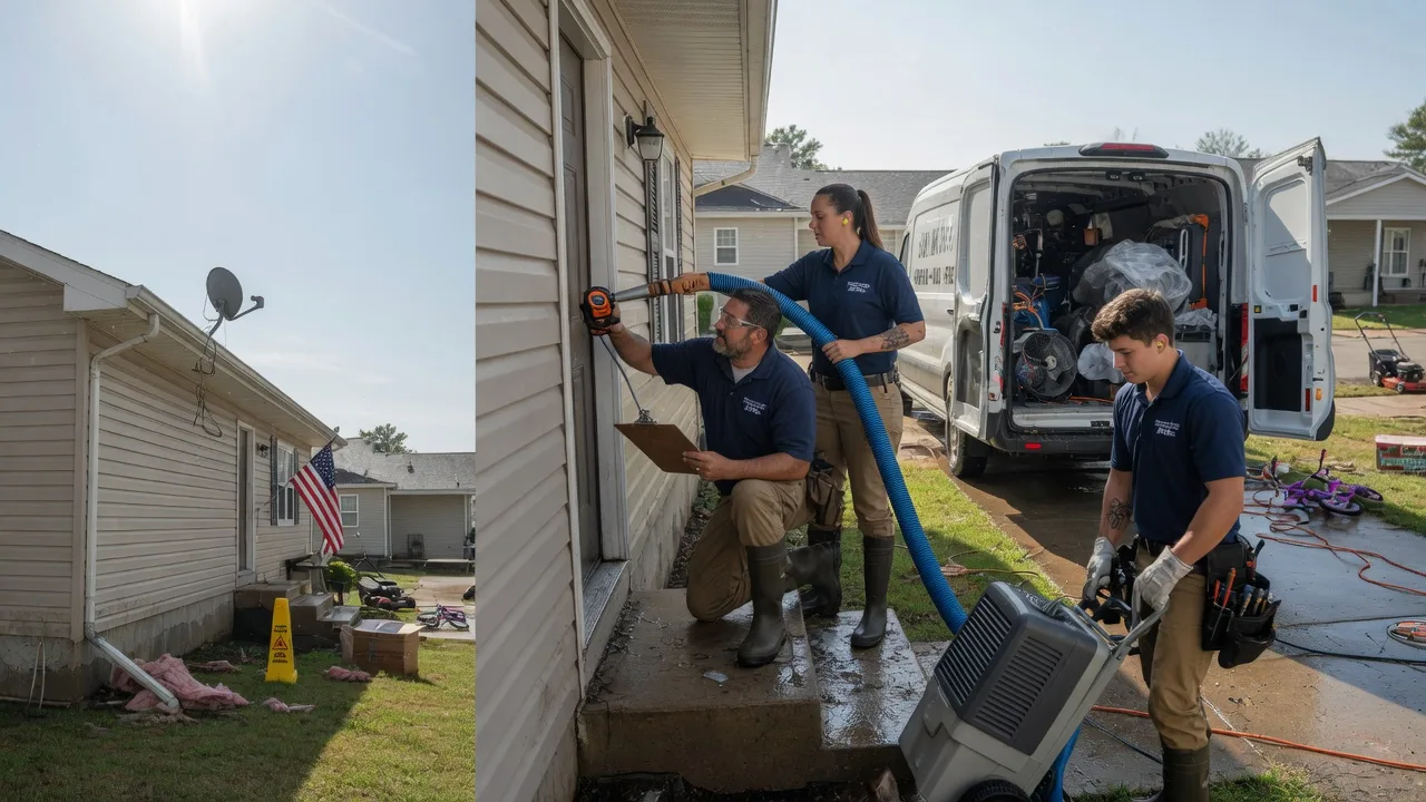 Ceiling Water Damage Restoration in Greentown, OH near me